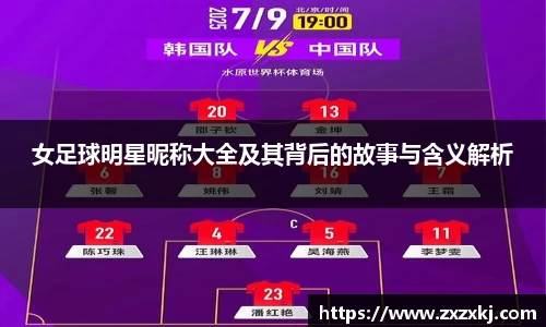 女足球明星昵称大全及其背后的故事与含义解析